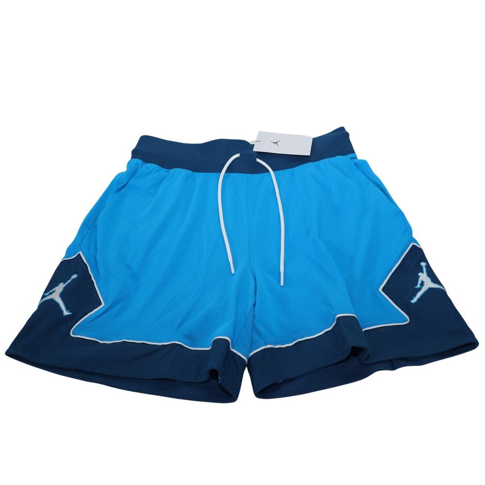 Nike Jordan Lightweight Womens Diamond Shorts - Small - Blue / Turquoise - NWT - Picture 2 of 8